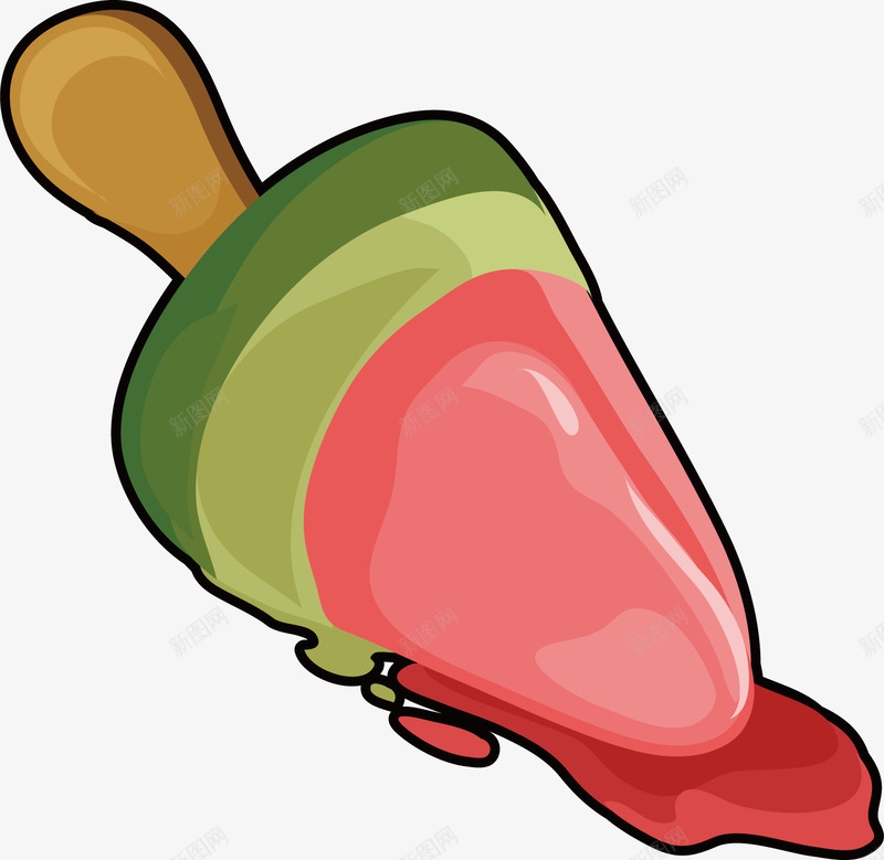 西瓜冰棒png免抠素材_88icon https://88icon.com 主题 儿童节 元素卡通 冰棒 冷饮水果 吃西瓜 夏日主题 手绘装饰 西瓜汁 西瓜西瓜