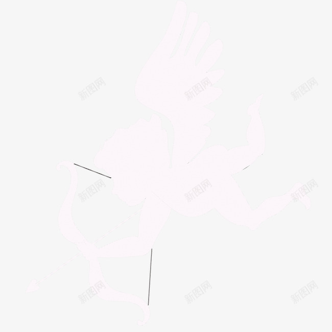 丘比特剪影png免抠素材_88icon https://88icon.com 丘比特剪影 婚庆 婚礼