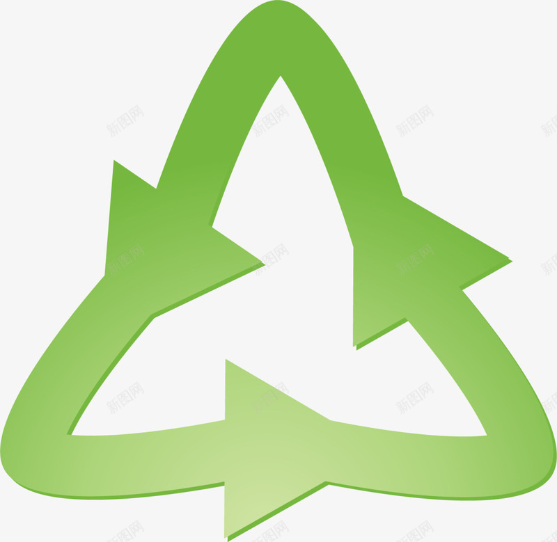 绿色环保回收箭头png免抠素材_88icon https://88icon.com 世界环境日 爱护环境 环保 生态循环 绿色箭头 自然