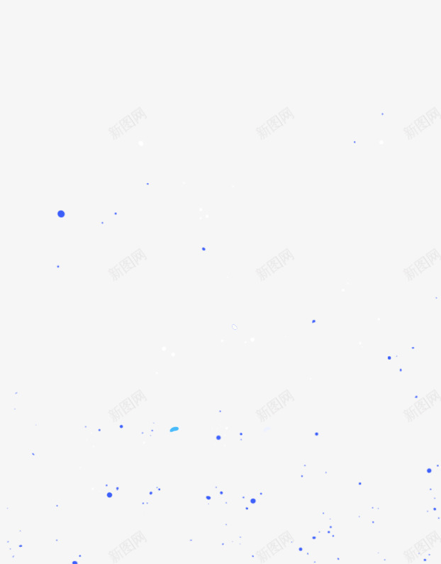 蓝色简约碎片礼花漂浮png免抠素材_88icon https://88icon.com 免抠PNG 漂浮 漂浮素材 碎片 礼花 简约 蓝色