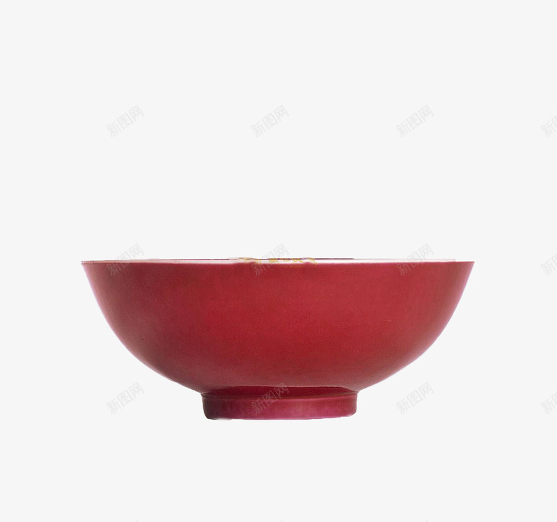 红色瓷碗png免抠素材_88icon https://88icon.com 圆形 烤瓷 盛东西 空碗 釉色