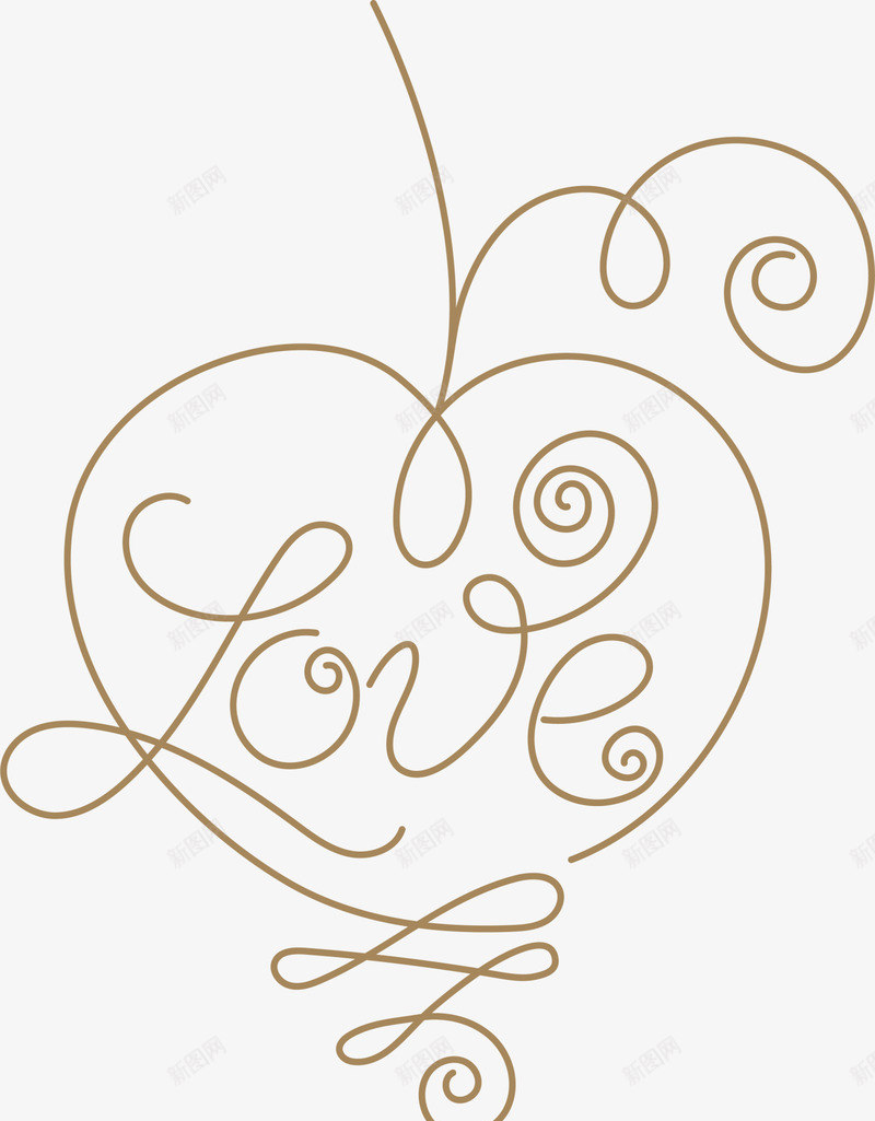 咖啡色love爱心png免抠素材_88icon https://88icon.com love 创意字母 咖啡色在 清新爱心 爱心 线条爱心