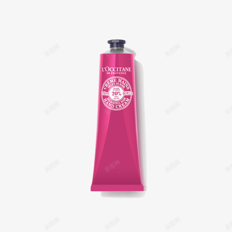 欧舒丹乳木果玫瑰润手霜png免抠素材_88icon https://88icon.com 乳木果玫瑰润手霜 产品实物 护手霜 欧舒丹
