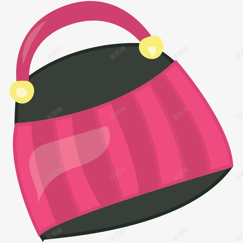 可爱小清新装饰海报装饰包包png免抠素材_88icon https://88icon.com PPT模板设计 包包 卡通装饰 封面设计 小清新插画 广告设计 文艺风装饰图案 海报设计