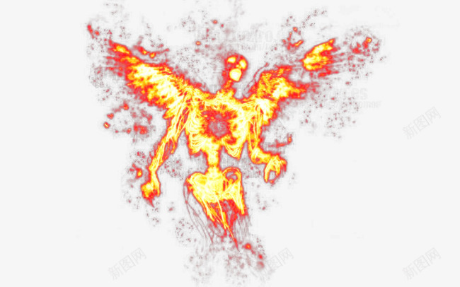 火焰人psd免抠素材_88icon https://88icon.com 人骨 大火 火 火苗 烈火 烟雾 燃烧 翅膀 蝴蝶翅膀 骨头