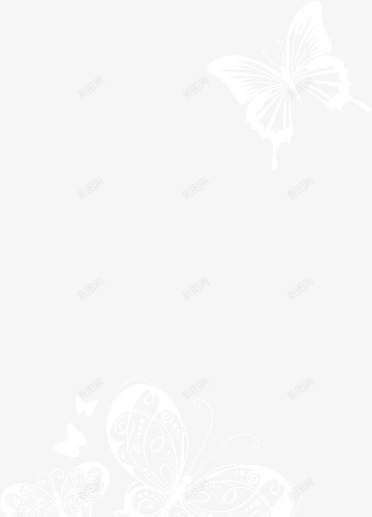 七夕元素白色蝴蝶png免抠素材_88icon https://88icon.com 元素 白色 蝴蝶