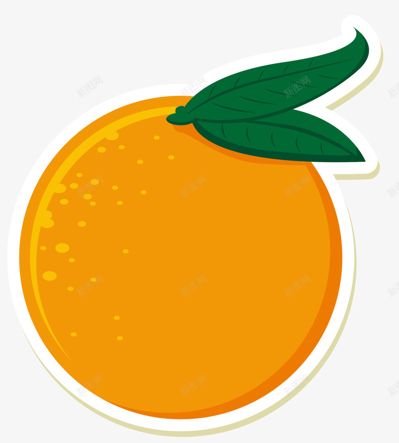 圆形扁平风格柑橘矢量图eps免抠素材_88icon https://88icon.com 卡通风格 圆形 圆形柑橘 扁平风格 柑橘 柑橘果实 矢量图