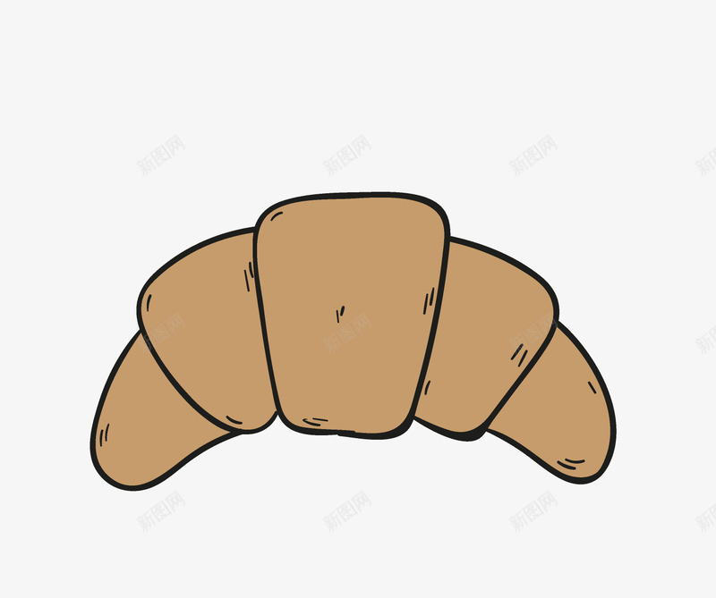 卡通简约美食快餐广告png免抠素材_88icon https://88icon.com 卡通美食封面设计 卡通面包甜点 广告设计 海报设计 牛角包 美食 美食海报设计 西式快餐