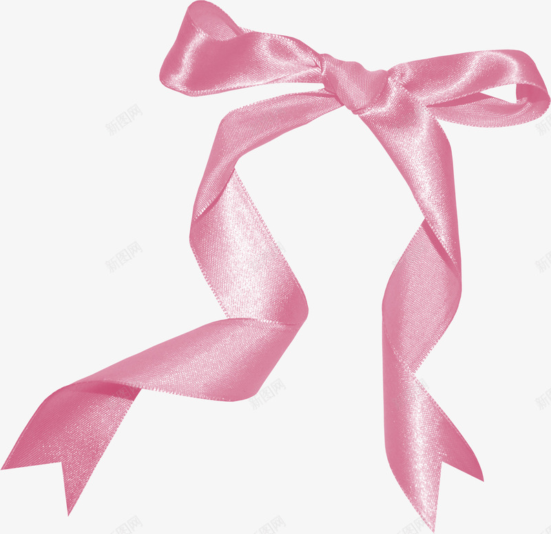 漂亮蝴蝶结彩带png免抠素材_88icon https://88icon.com 漂亮彩带 粉色彩带 蝴蝶结彩带