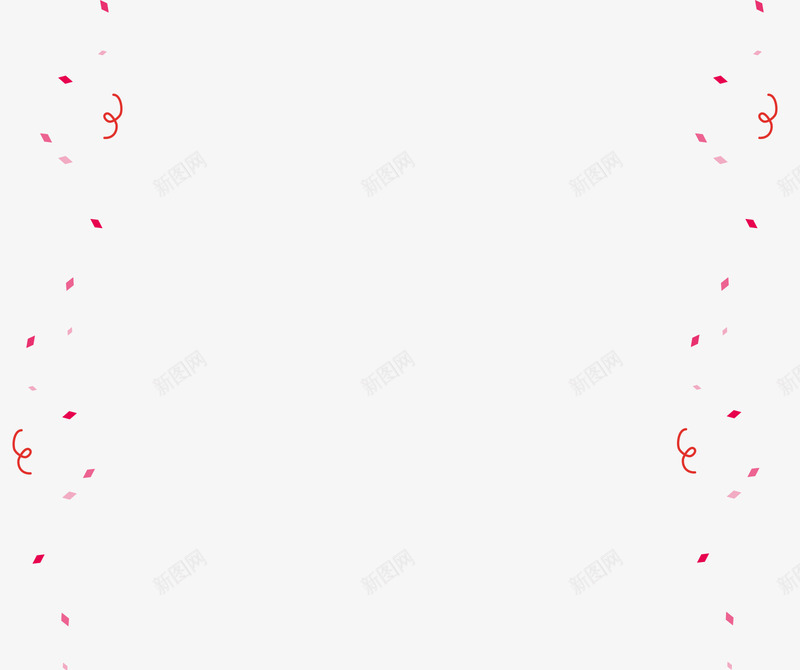 粉色彩带碎片卡通背景png免抠素材_88icon https://88icon.com 卡通 彩带 碎片 粉色 背景