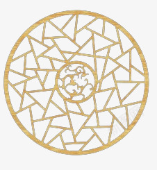 窗花png免抠素材_88icon https://88icon.com 三角形 复古 窗花 花纹 镂空