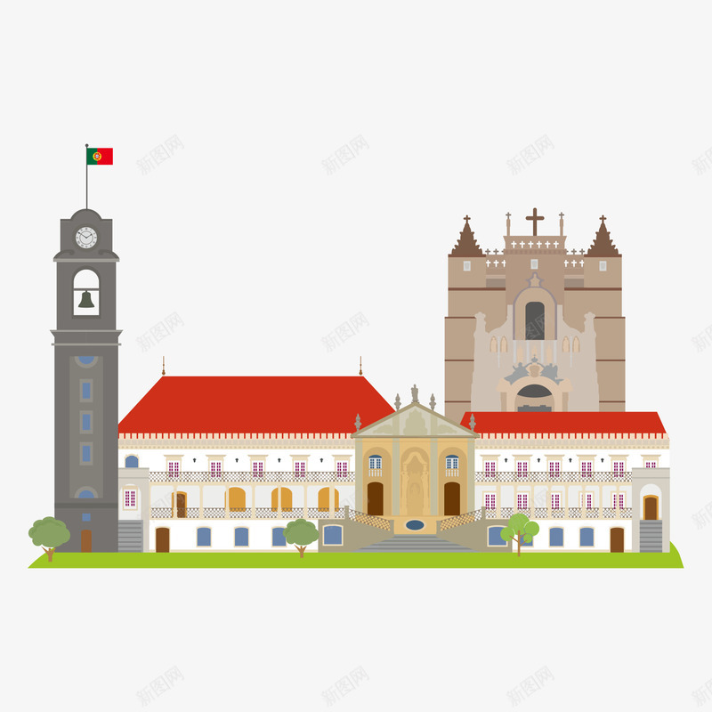 创意葡萄牙建筑旅游景点矢量图ai免抠素材_88icon https://88icon.com 创意 建筑 建筑设计轮廓 旅游 旅游景点 景点 葡萄牙 矢量图