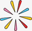 烟花png免抠素材_88icon https://88icon.com 发散的线 彩色烟花 手绘烟花 礼花
