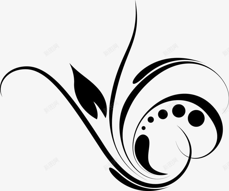 花纹png免抠素材_88icon https://88icon.com 叶子 圆点 实用背景花纹 时尚背景 时尚花纹 水墨 矢量花纹 背景 花纹 蔓藤