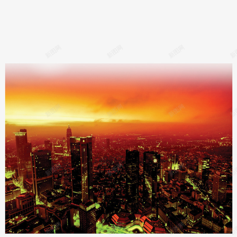 万家灯火城市底纹png免抠素材_88icon https://88icon.com 千家万户 城市 底纹 灯火 霓虹灯