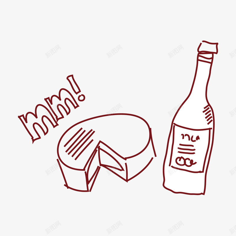 线条涂鸦美食矢量图ai免抠素材_88icon https://88icon.com 卡通风格 涂鸦 涂鸦主题 矢量图 线描 线条涂鸦甜品 著名建筑