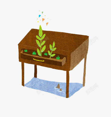 魔法抽屉png免抠素材_88icon https://88icon.com 儿童 儿童插画 卡通 卡通人物 卡通动物 打开抽屉 插画 故事 梦幻 童话 童话森林 魔法抽屉