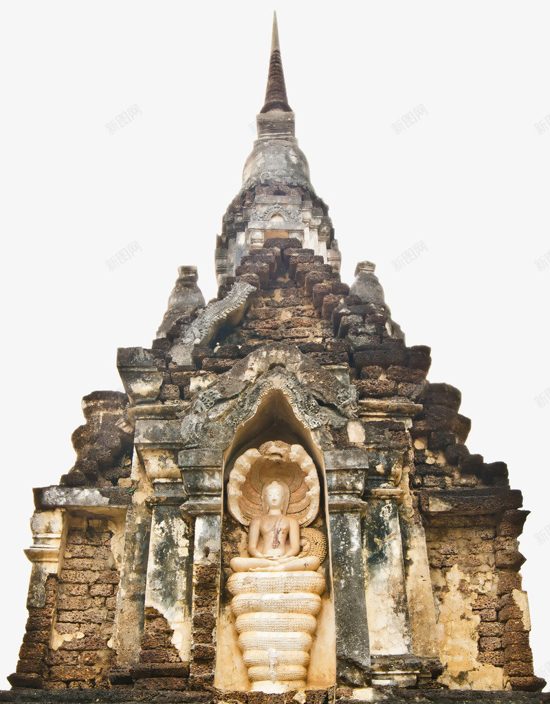 泰国复古石像png免抠素材_88icon https://88icon.com 佛像 塔 寺庙 房子 石像 神像