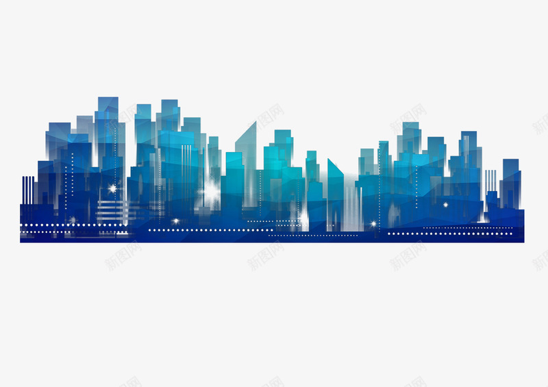 蓝色科幻城市png免抠素材_88icon https://88icon.com 免抠 城市 科幻 科幻素材 素材 蓝色 设计
