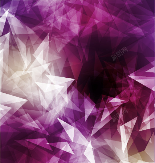 缤纷炫彩几何三角菱形背景图案图png免抠素材_88icon https://88icon.com 扁平底纹 炫彩几何三角菱形 炫彩底纹 紫色炫彩背景矢量素材