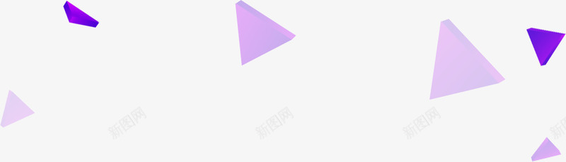紫色创意三角电商png免抠素材_88icon https://88icon.com 三角 创意 紫色