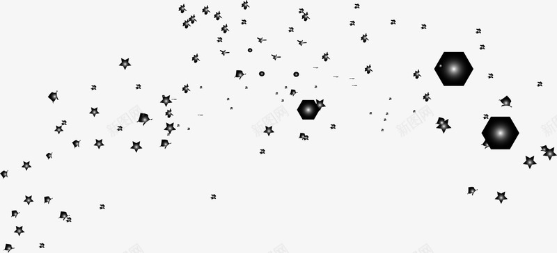 黑色闪耀星星png免抠素材_88icon https://88icon.com 星星 星空 梦幻 清新 闪耀 黑色