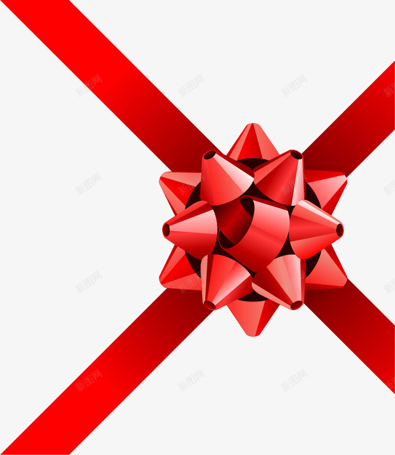 红色彩带装饰图案png免抠素材_88icon https://88icon.com 丝带 免抠PNG 彩带花 礼物包装 礼盒包装 礼盒装饰 礼花 红丝带