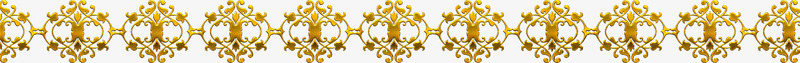 金色装饰边条png免抠素材_88icon https://88icon.com 中式 分割线 定界框 装饰 边框 金属 镂空