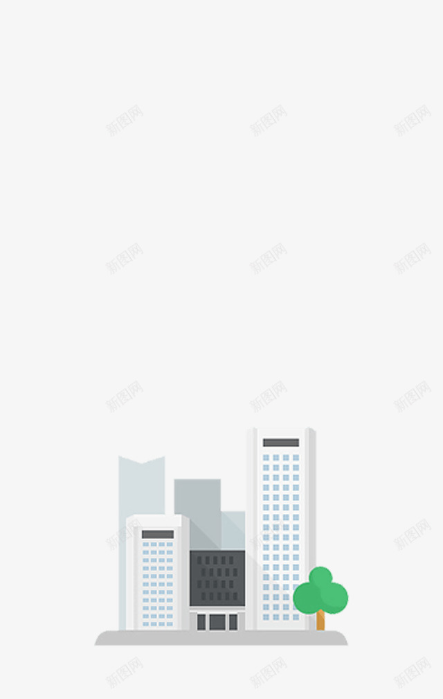 卡通建筑办公大楼png免抠素材_88icon https://88icon.com 办公 卡通 大楼 建筑