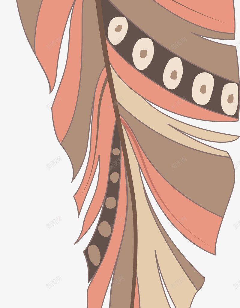 手绘卡通彩色羽毛png免抠素材_88icon https://88icon.com 卡通装饰 封面设计 小清新插画 广告设计 彩色羽毛 文艺风装饰图案 海报设计