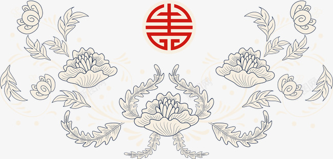 中式花纹花纹中国风矢量图ai免抠素材_88icon https://88icon.com 中国风 中式纹理 中式花纹 花纹 矢量图