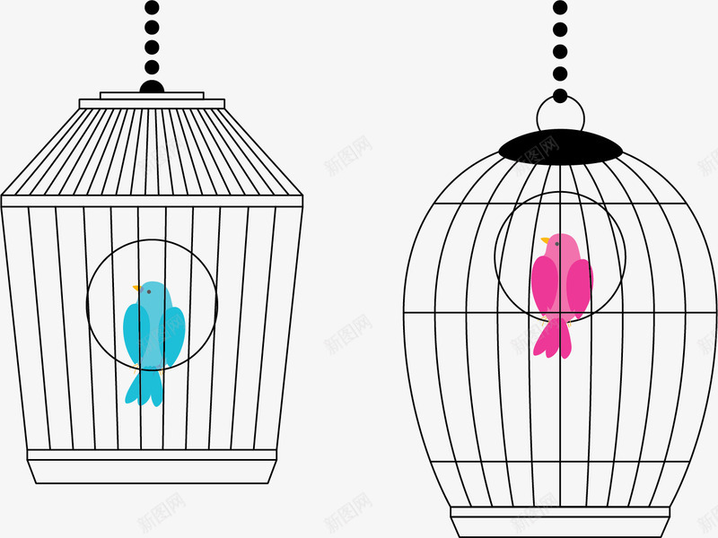 金属鸟类婚礼笼子矢量图ai免抠素材_88icon https://88icon.com 卡通笼中鸟 卡通鸟笼 婚礼鸟笼 手绘鸟笼 浪漫婚礼 矢量图 矢量鸟笼 笼中鸟 金属笼子 鸟笼