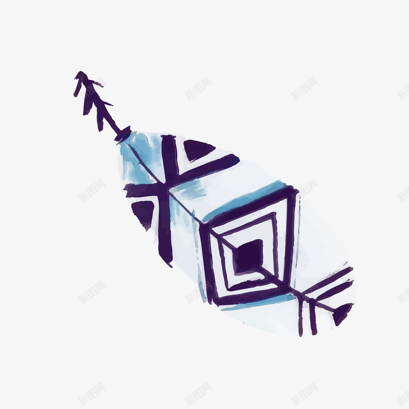 蓝色渐变创意羽毛元素矢量图ai免抠素材_88icon https://88icon.com 创意 卡通 图案 渐变 纹理 花纹 蓝色 装饰 设计 矢量图