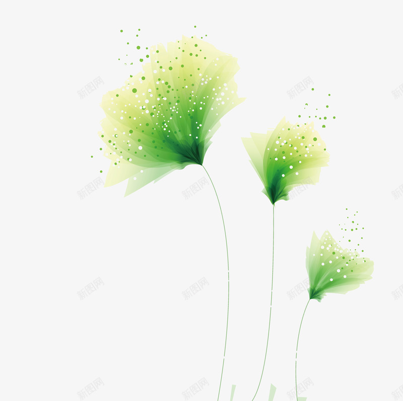 创意梦幻花朵装饰画png免抠素材_88icon https://88icon.com 植物花朵 植物花纹 花瓣 花瓣背景