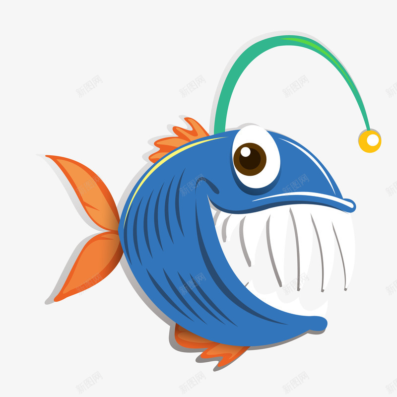 手绘时尚卡通灯笼鱼矢量图eps免抠素材_88icon https://88icon.com png免扣图 卡通 手绘 时尚 深海 灯笼鱼 矢量图