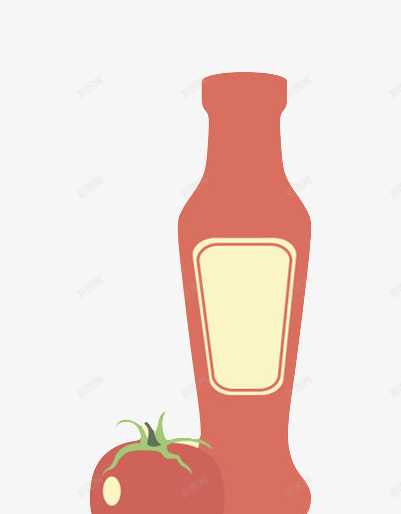 红色塑料瓶子贴了标签的番茄酱包png免抠素材_88icon https://88icon.com 分类标签 烹饪佐料 番茄 番茄酱 番茄酱包装 红色塑料瓶子贴了标签的番茄酱包装卡通免费下载 红色酱体 纯色 茄汁 调味品 酱状浓缩制品 食物