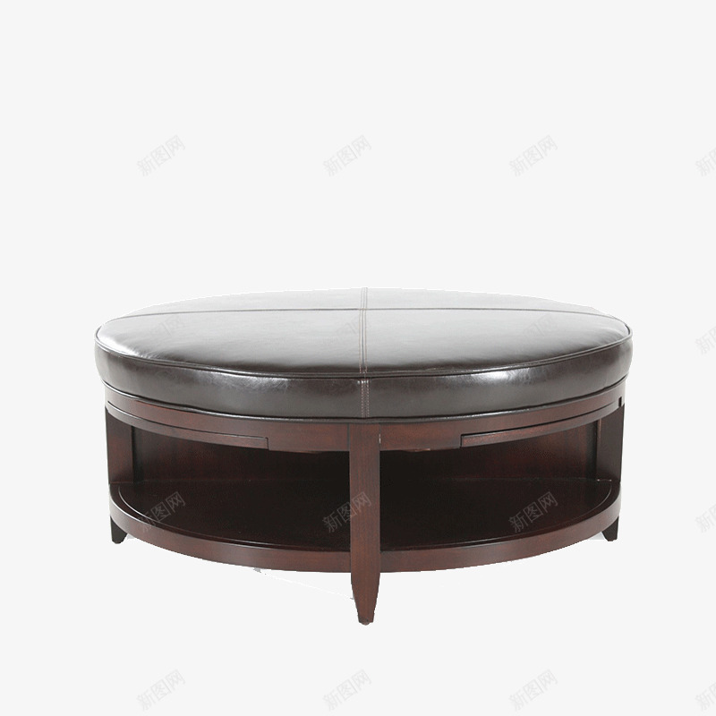 普罗蒂克真品软包圆凳png免抠素材_88icon https://88icon.com 中式复古圆凳 客厅实木脚凳 美式现代圆凳 高端定制圆凳