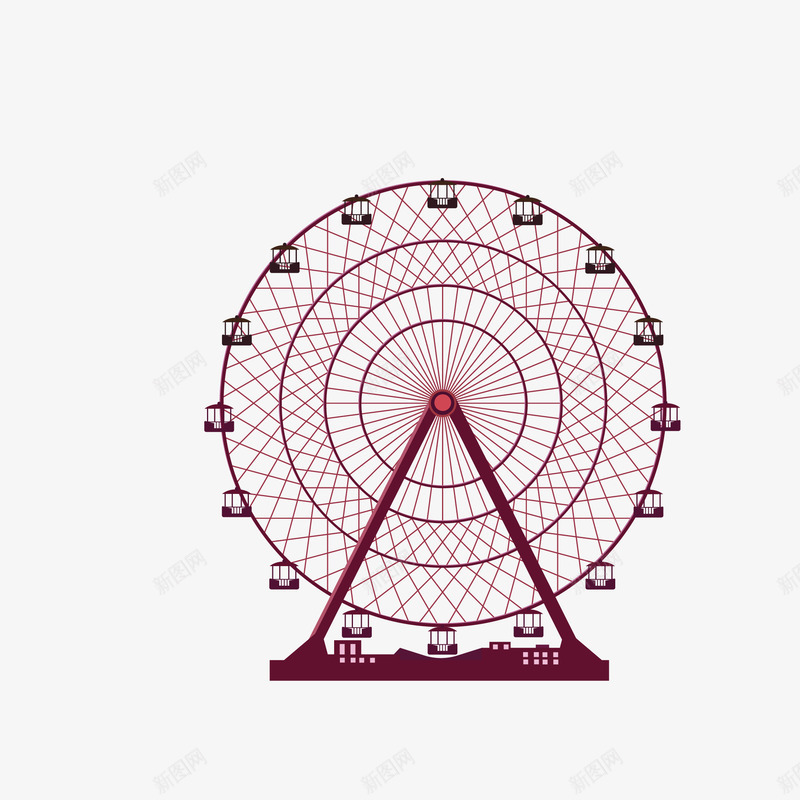 手绘彩色摩天轮矢量图eps免抠素材_88icon https://88icon.com png免抠图 创意 卡通 彩色 手绘 摩天轮 时尚 浪漫 爱情 矢量图