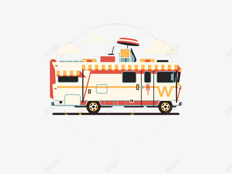 卡通小巴士png免抠素材_88icon https://88icon.com 儿童插画 卡通 卡通人物 卡通动物 可爱 小巴士 故事插画 梦幻 森林系 童话