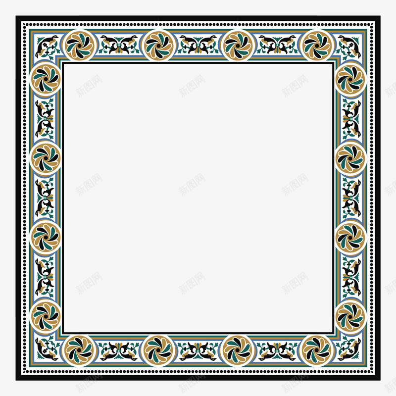 复古花纹边框纹理png免抠素材_88icon https://88icon.com 中国风 中式边框 免抠PNG 古典 图形框 图形框框 方框 画框 相框 花纹边框 装饰物
