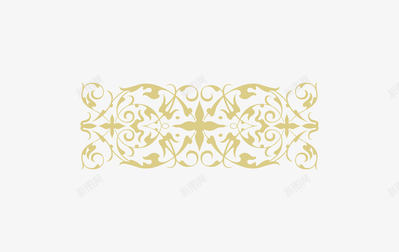黄色中式边框花纹二png免抠素材_88icon https://88icon.com 中式 边框花纹二 黄色