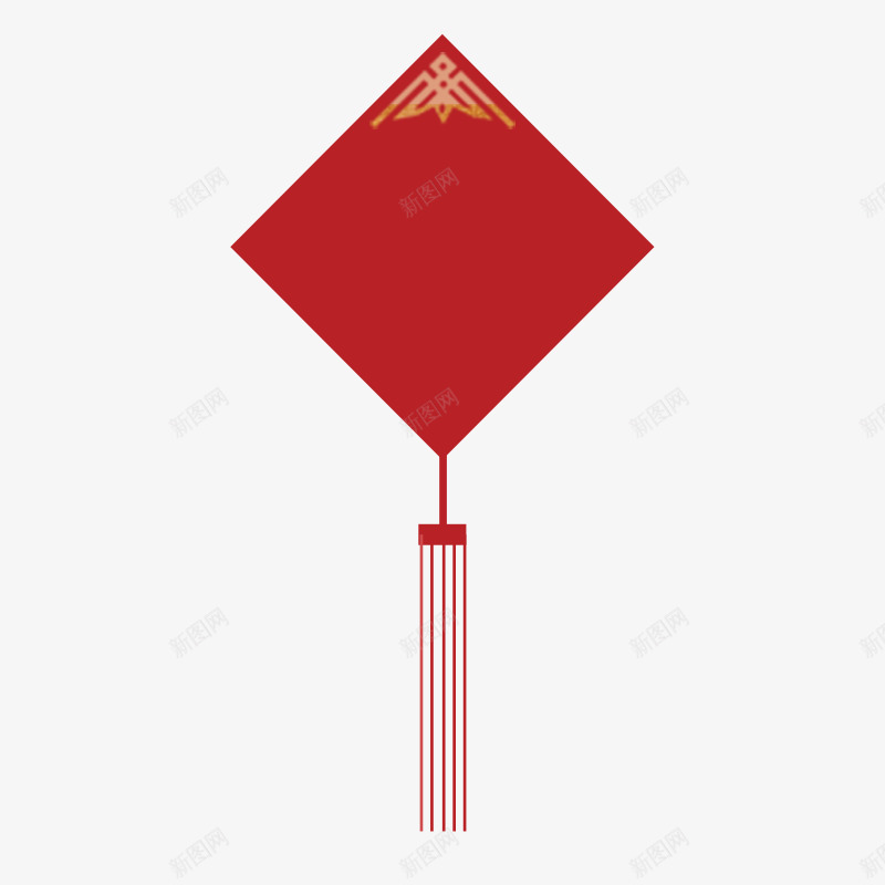 红色中国传统中国节png免抠素材_88icon https://88icon.com 商务 喜庆 悬挂 方形 红色 纹理 装饰 设计 边框