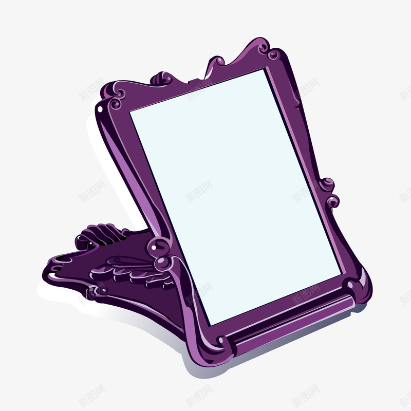 时尚女性矢量图ai免抠素材_88icon https://88icon.com 化妆品 女性 彩妆 时尚 镜子 矢量图