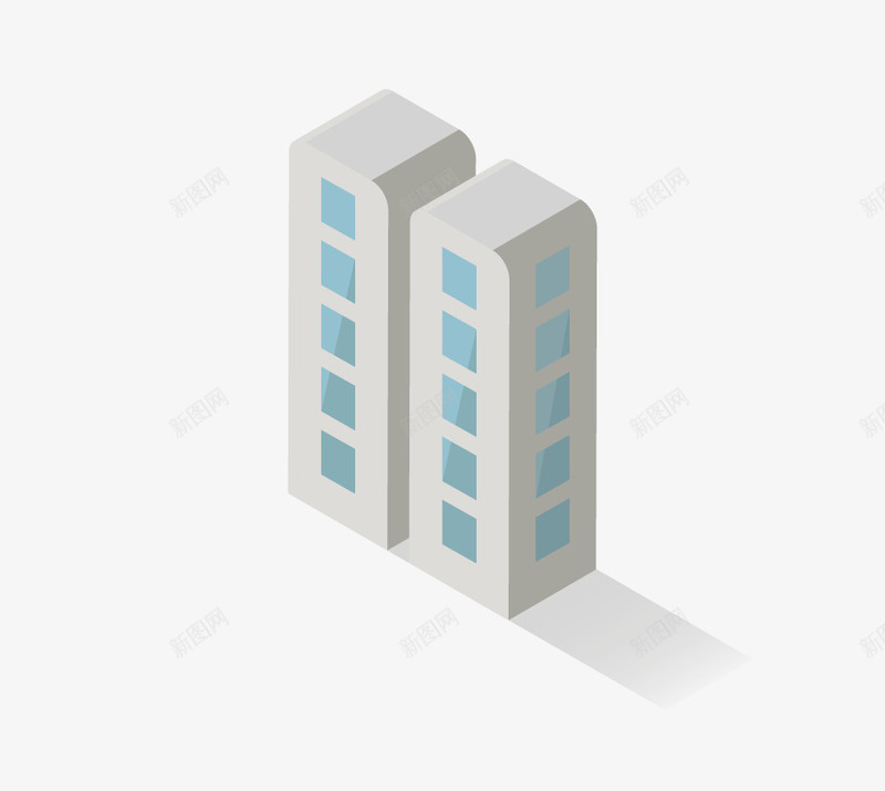 两栋挨着的白色建筑物png免抠素材_88icon https://88icon.com 免抠图 卡通高楼 大楼 建筑物 效果图 装饰图 装饰画