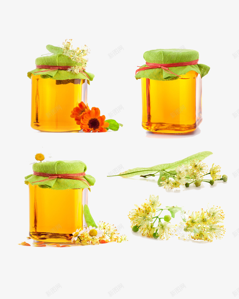 清新田园风蜂蜜罐子包装png免抠素材_88icon https://88icon.com 产品包装 抗氧化 抗氧化食物 田园风 蜂蜜