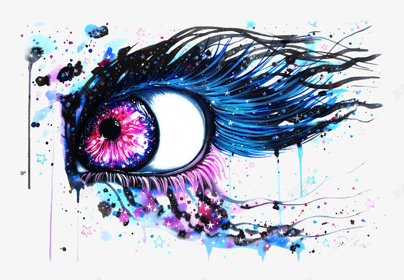漂亮的眼睛png免抠素材_88icon https://88icon.com PixieCold by 多彩 彩色 摩登 梦幻 水彩 漂亮 漂亮的眼睛 精致 艺术