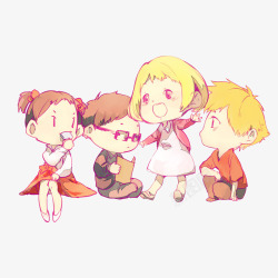 Q版儿童png图片下载 Q版儿童素材