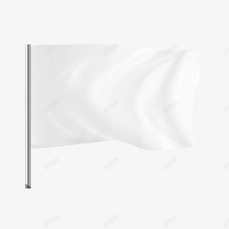 白色质感旗帜矢量图eps免抠素材_88icon https://88icon.com 免扣Png 创意 卡通 手绘 旗帜 时尚 白色 质感 矢量图
