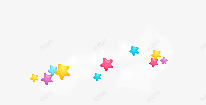 梦幻炫彩星星矢量图ai免抠素材_88icon https://88icon.com 卡通 扁平 星星 梦幻 清新 矢量图