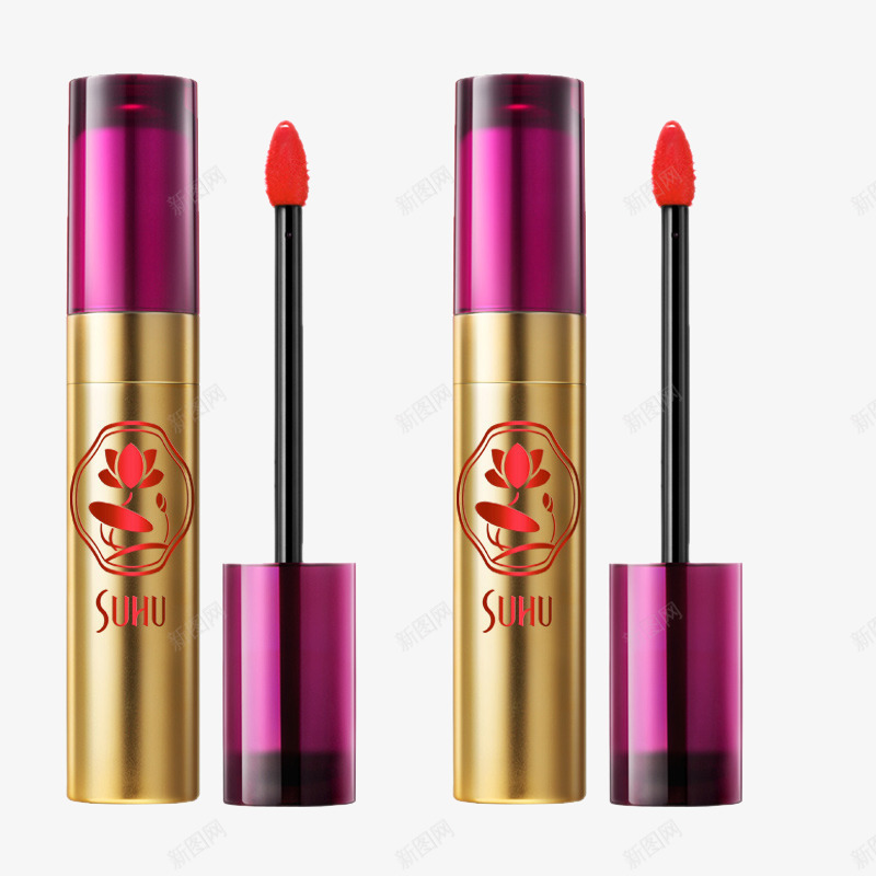 尚惠红色唇彩png免抠素材_88icon https://88icon.com 不掉色唇彩 产品实物 化妆品 尚惠